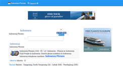 Desktop Screenshot of indonesiatelephones.com